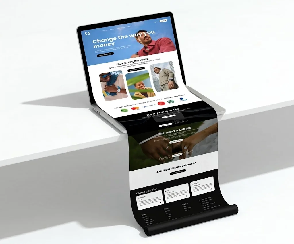 InLink software company website UI/UX and web design by Stanley N.